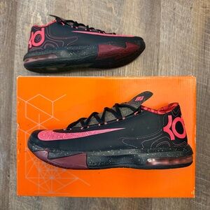 Nike KD 6 VI Meteorology Black Pink Red Durant